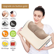 Load image into Gallery viewer, Infrared Neck Heating Massage Pillow
