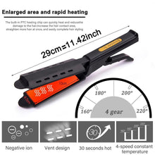 Load image into Gallery viewer, Professional Steaming Flat Iron Hair Straightener